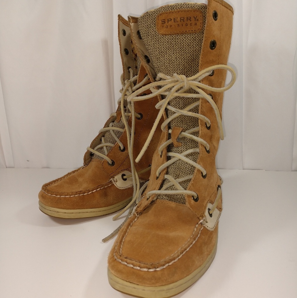 Sperry Topsiders Mocassin Lace-up Boots size 9M